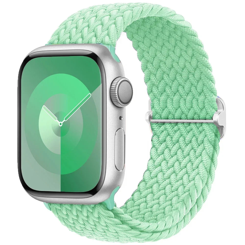 Geflochtenes Solo Loop Nylonarmband für Apple Watch Ultra und Serie