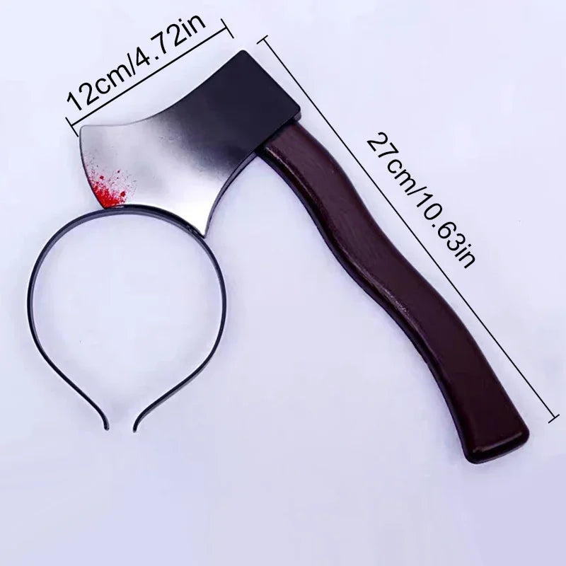 Halloween Party Haarbänder mit Messer, Axt, Hackmesser und Schere