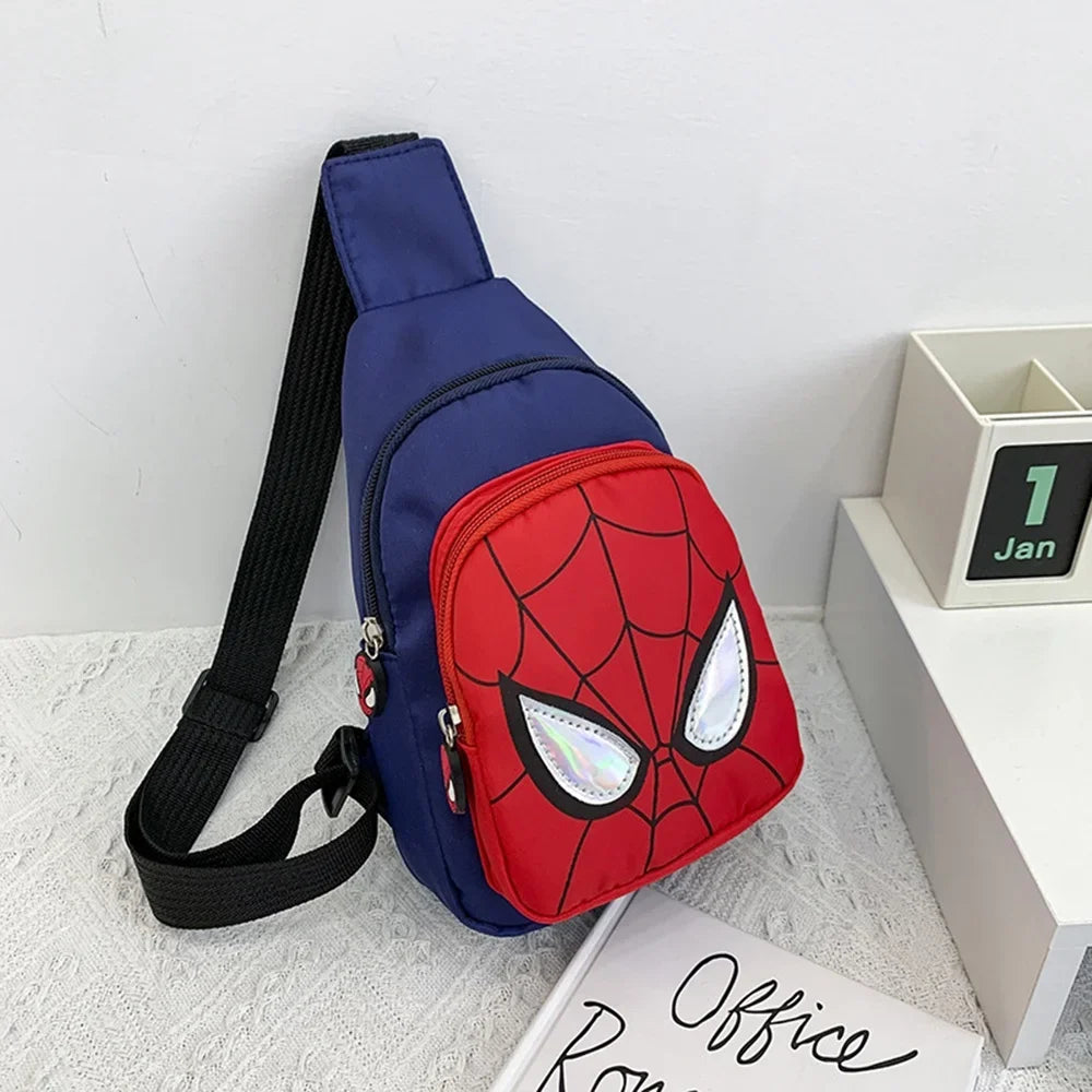 Kinder Schultertasche Cartoon Motiv Spinne Leichte Crossbody Tasche