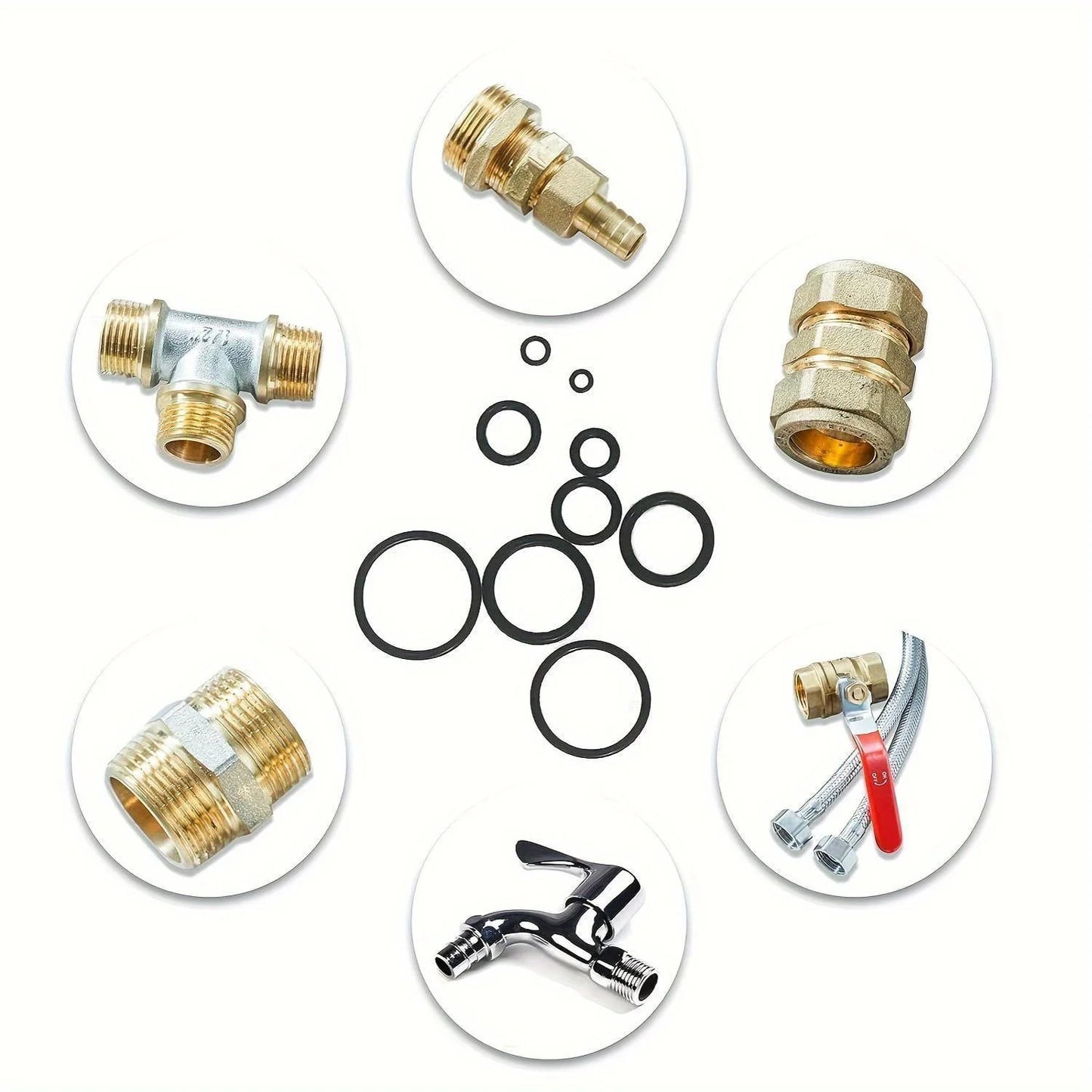 1200-teiliges NBR O-Ring Set – 24 Größen für perfekte Dichtung bei Sanitär - Kfz