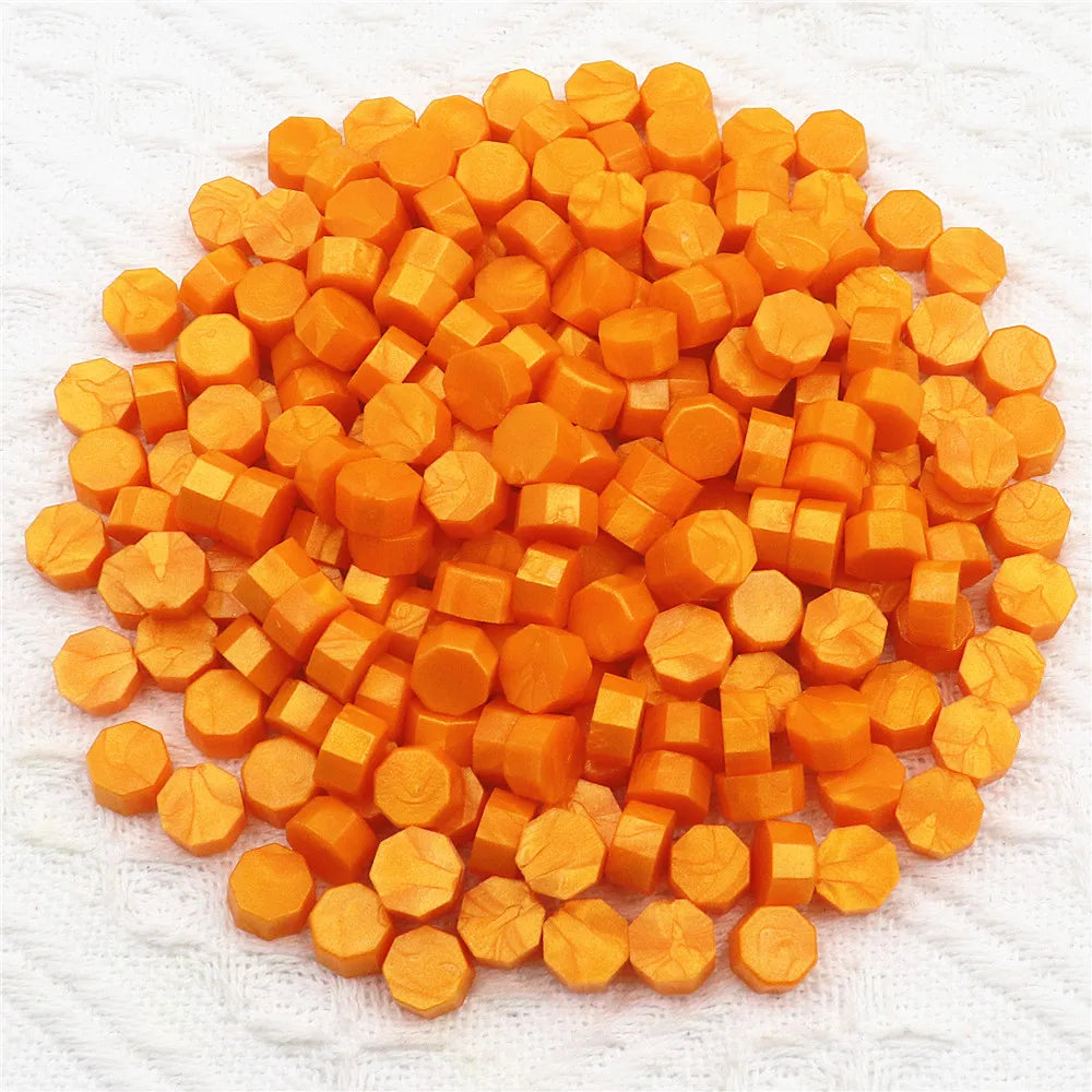 Vielseitige achteckige Siegelwachsperlen für handgemachte Dekorationen