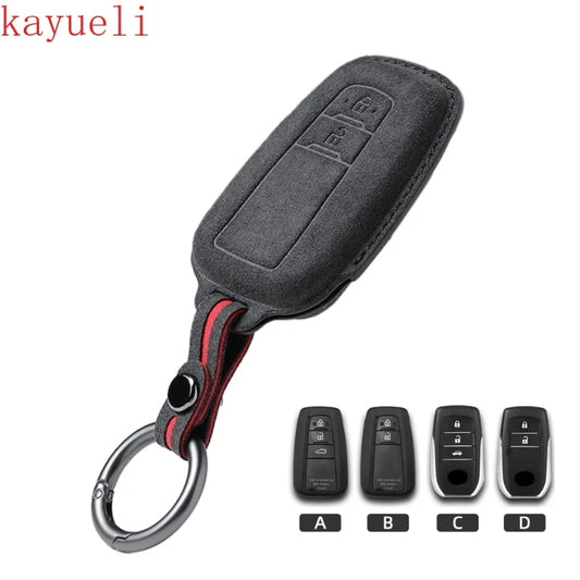 Leder-Schutzhülle für Autoschlüssel mit 2/3 Tasten für mehrere Modelle