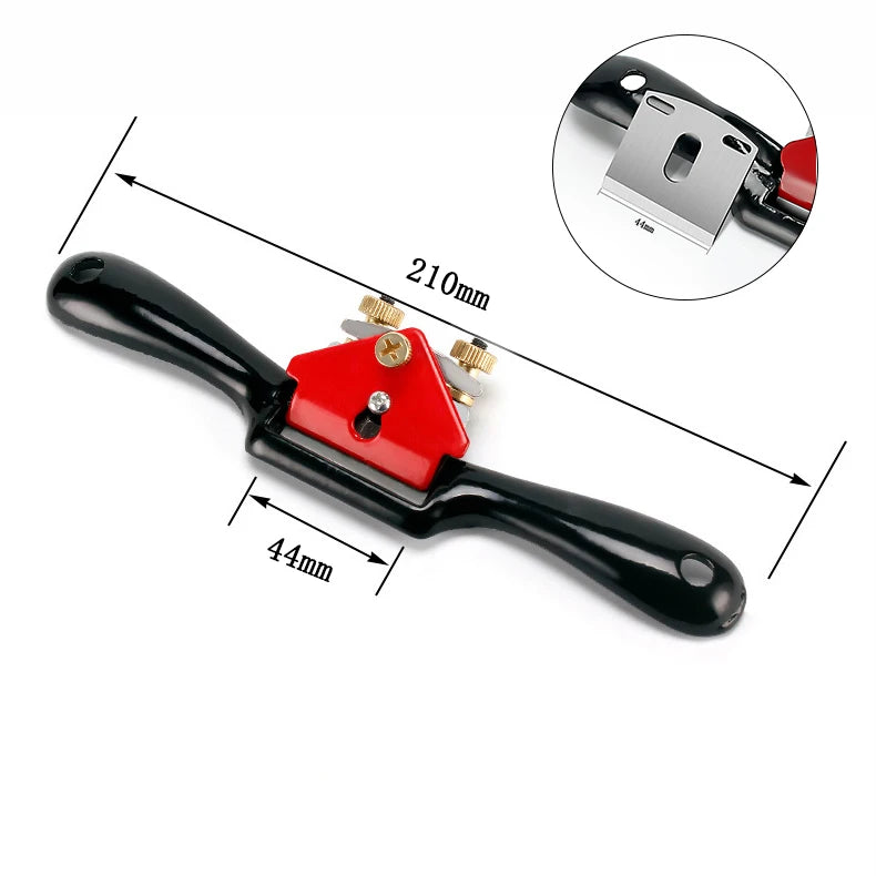 Mini Holzhobel mit scharfer verstellbarer Stahlklinge für Holzarbeiten