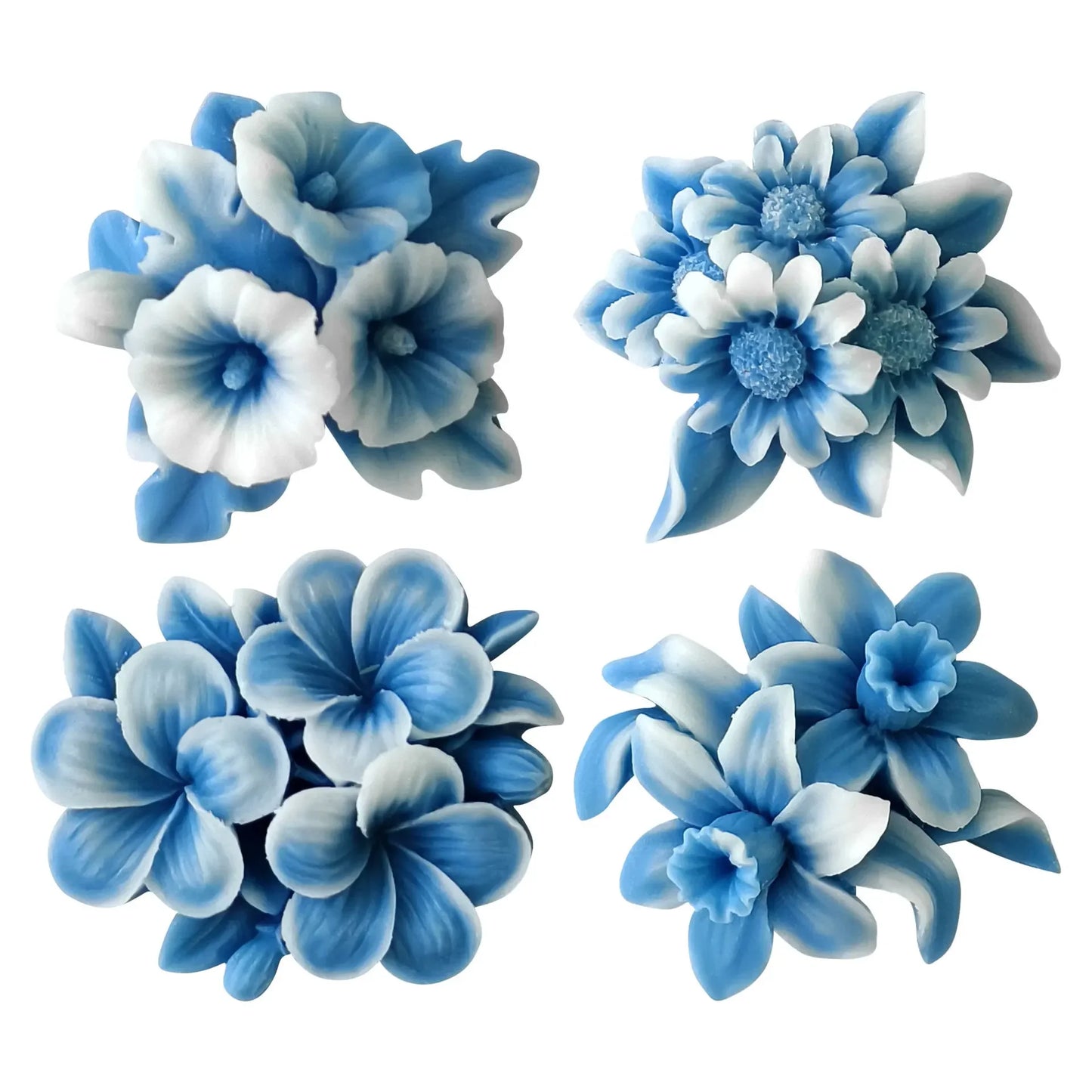 Blumen-Silikonform für DIY-Arbeiten mit Aromatherapie, Kerzen und Kunstharz