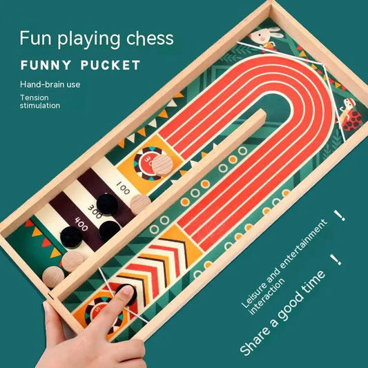 Holz Bounce Spiel für zwei Personen als interaktives Freizeitspaß