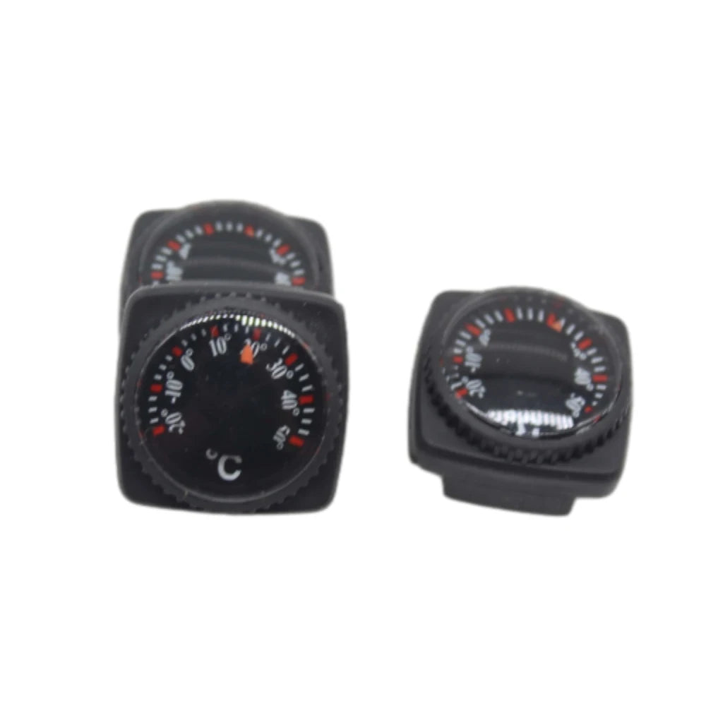5er Set Mini Außenthermometer 20mm Wasserdicht Kunststoff Celsius