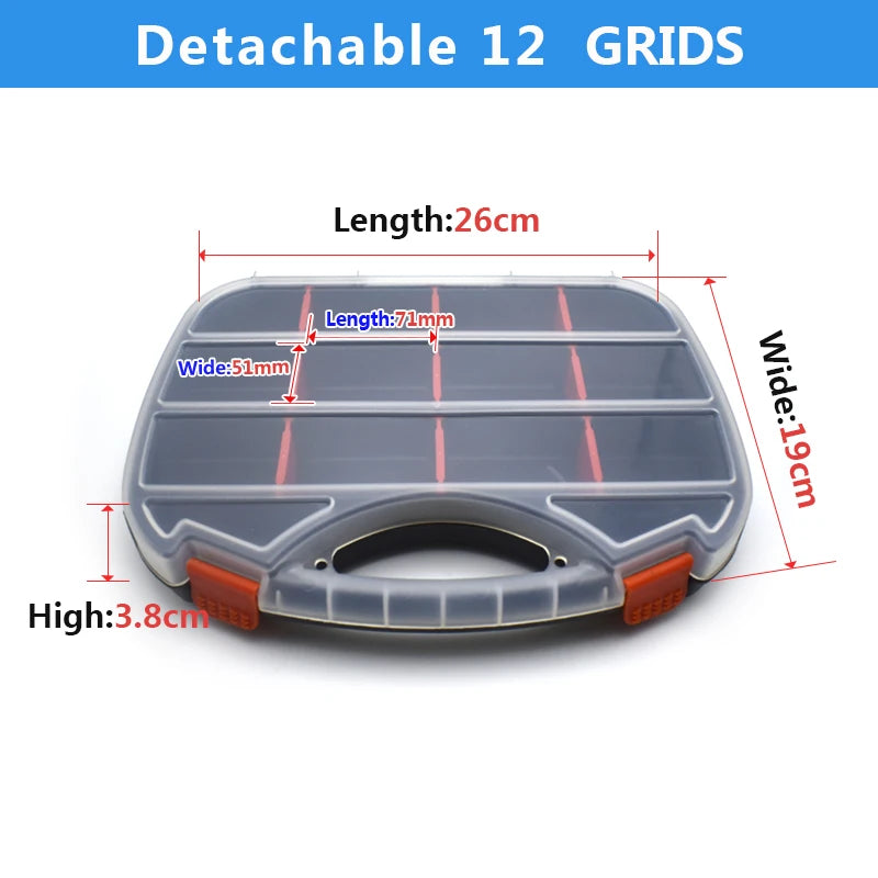 Variabler Organizer 2-24 Fächer für Kleinteile: Schmuck, Schrauben, Werkzeug