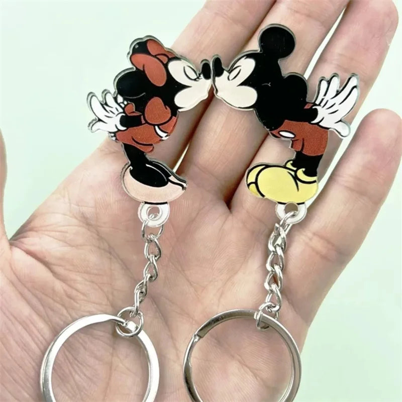 Acryl Schlüsselhalter Paar Cartoon Design Nicht-magnetisch für Zuhause