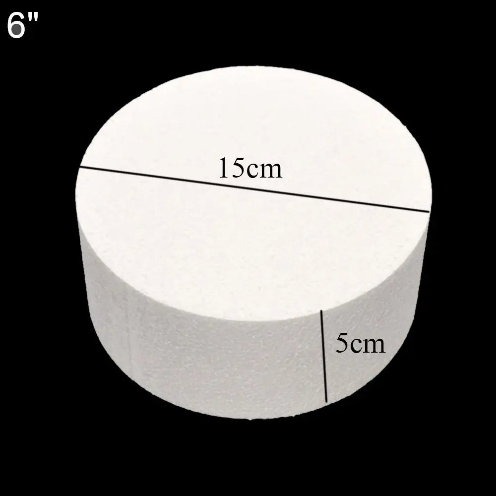 Herz Runde Kuchen Schaumform Sugar Dummy Polystyrol Styropor 4-10 Zoll