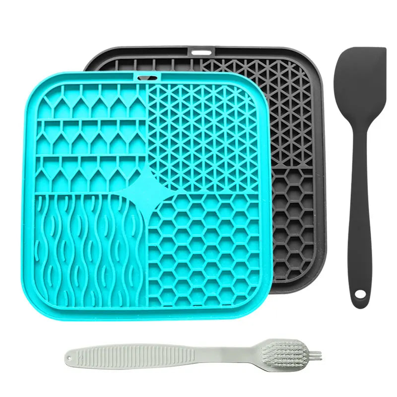 Beruhigende Leckmatte für Hunde mit Saugnapf – Langsames Füttern