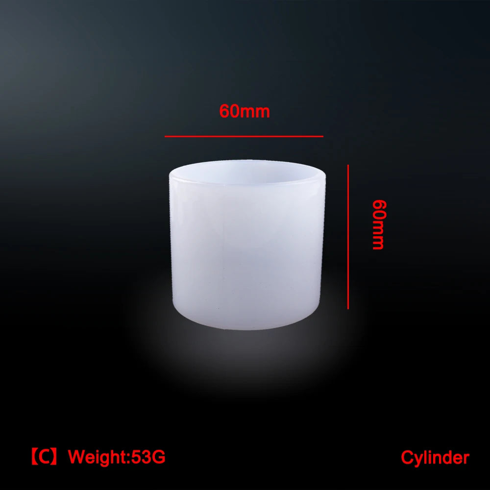 Vielseitige Silikonform für DIY Epoxidharz Kerzen und Schmuck 10 Stil