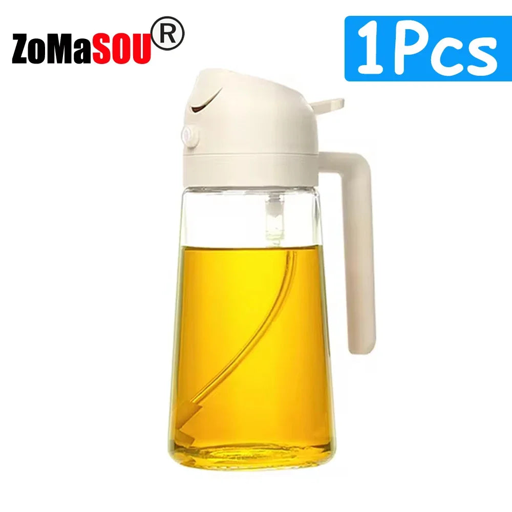 2in1 Öl Sprayer Flasche Kunststoff Ölspender für Küche BBQ Kochen