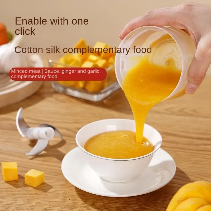 Elektrischer Mini-Knoblauchzerkleinerer USB mit robustem Fleischwolf