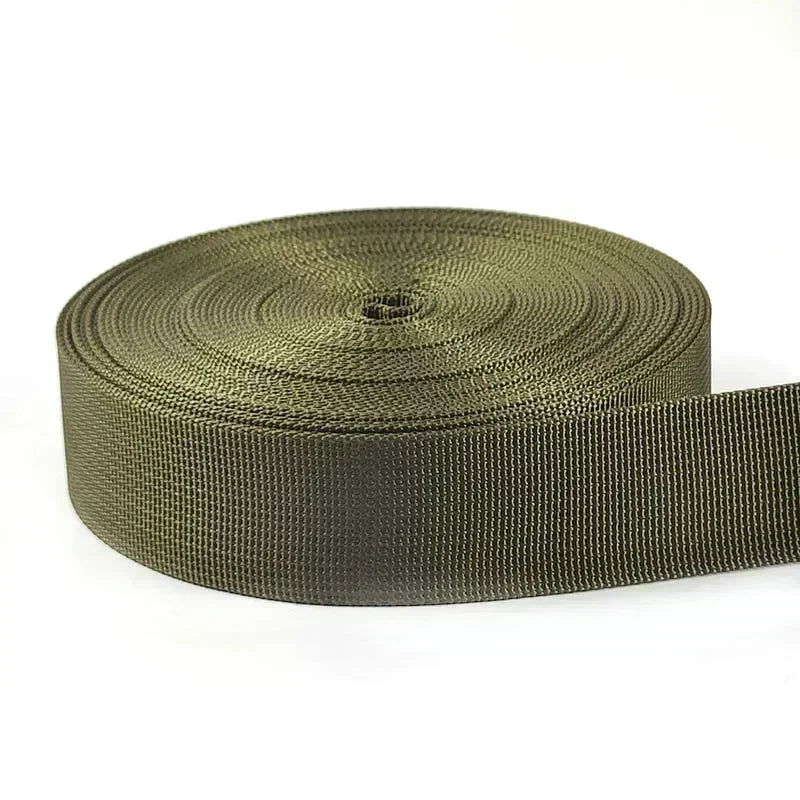 5 Meter 20 bis 38 mm Armeegrünes Nylon Gurtband zum Nähen und Basteln-Yabubest - Home & More