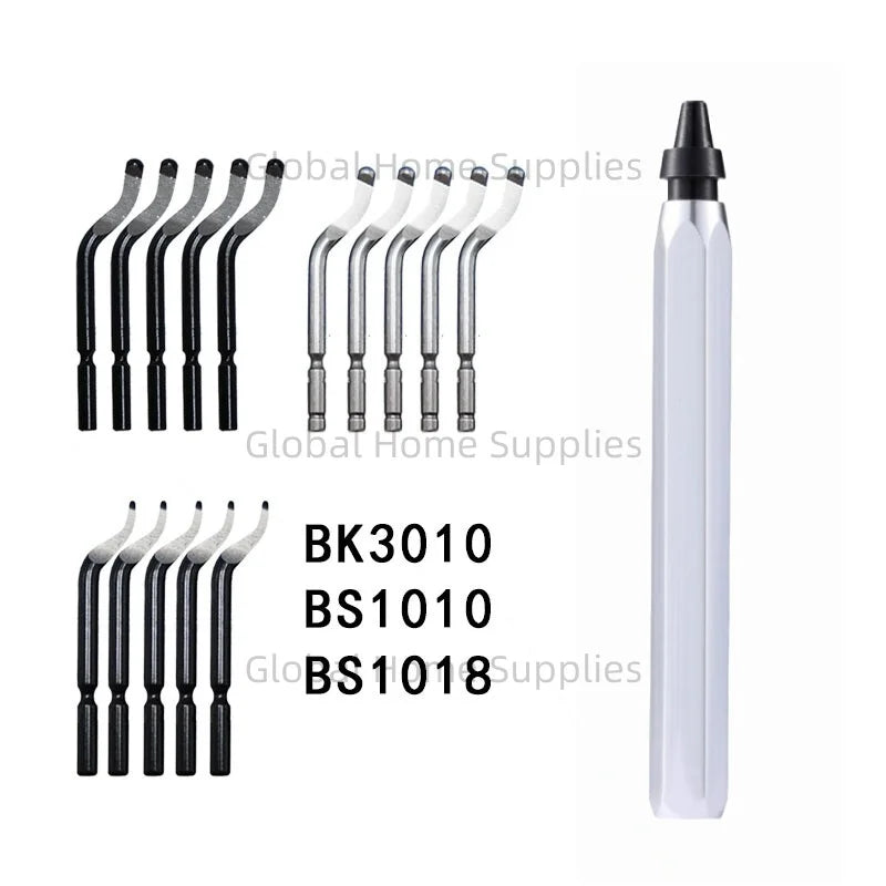 Metall Entgratungswerkzeug Set mit 15 HSS Klingen für präzises Entgraten