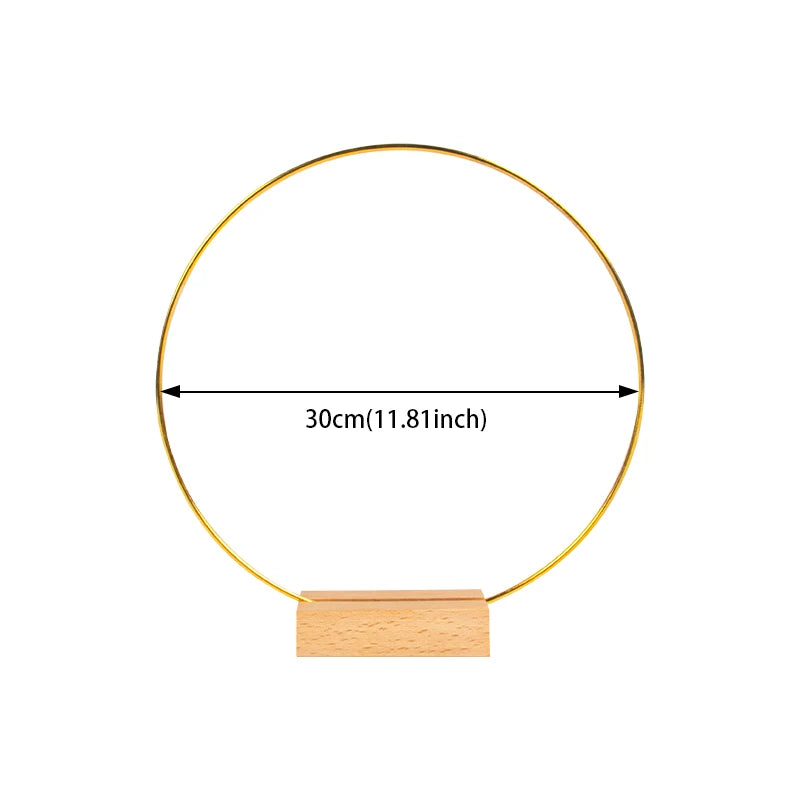 Metall Blumen Reifen Mittelstück Für Tischdekoration 15 30 cm