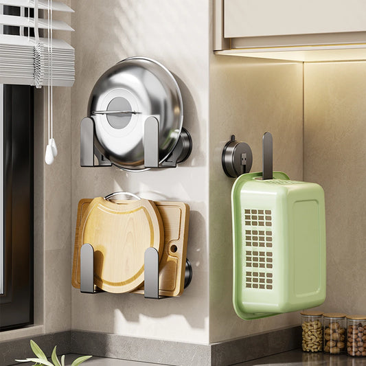 Wandmontierter Küchen Organizer für Topfdeckel & Schneidebretter