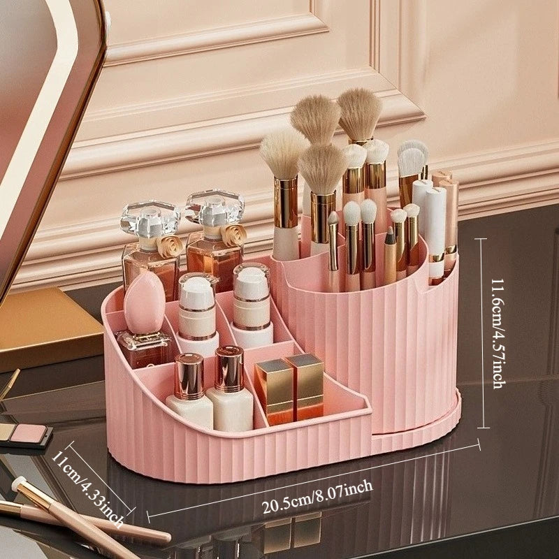 Rotierender Make-up Organizer mit staubdichtem Mehrzweckdesign