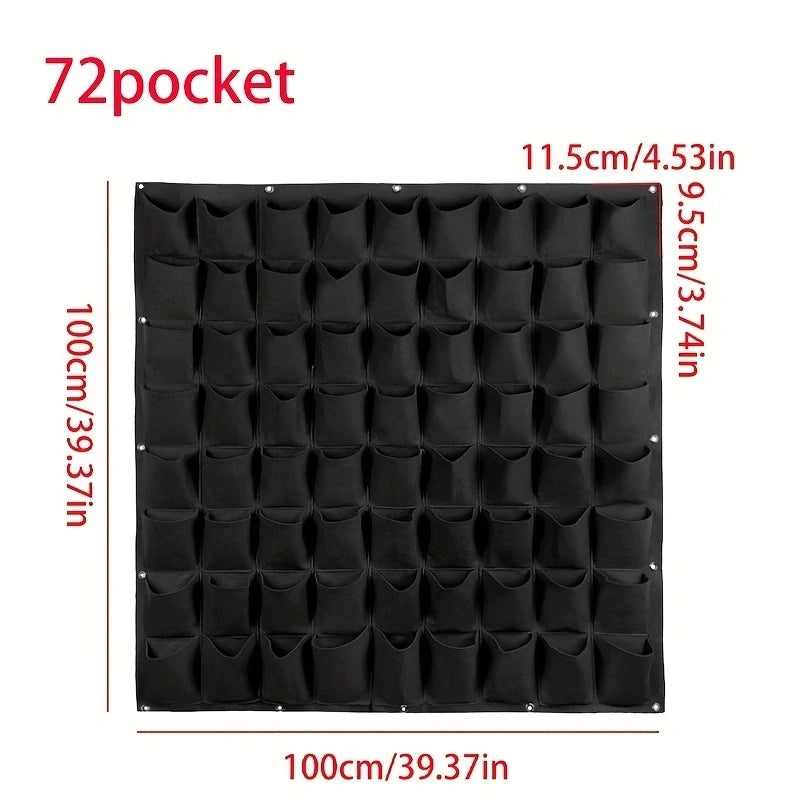 Pflanzbeutel mit mehreren Taschen aus Filz für vertikalen Garten