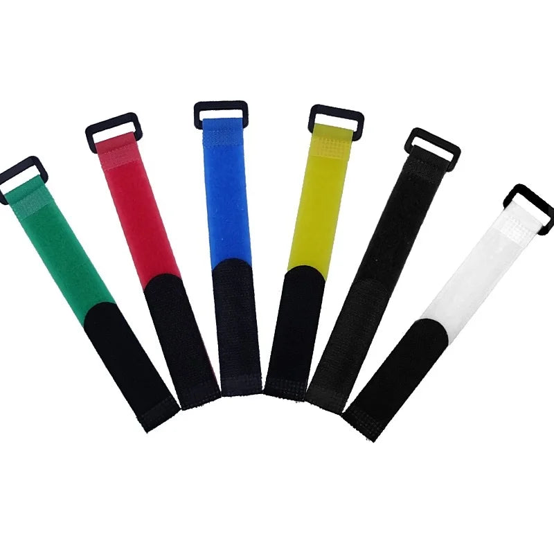 10 Stück Kabelbinder Wiederverwendbar – Nylonband 15-700mm für Kabel