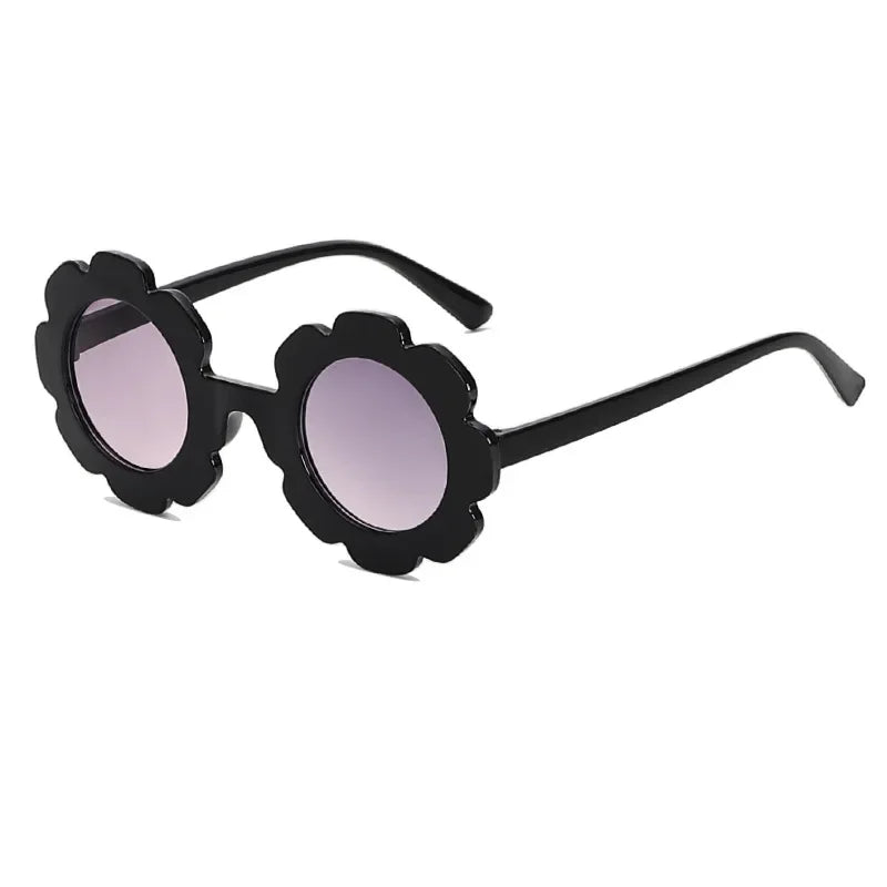 "Sonniger Schutz: Runde Sonnenblume Kinder Sonnenbrille mit UV400 für Kleinkinder"