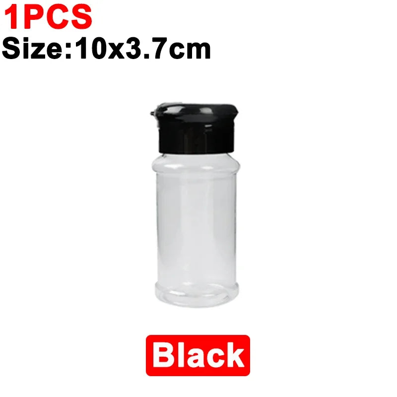 Tragbarer Kunststoff Gewürzstreuer 100ml Salz und Pfeffer Streuer