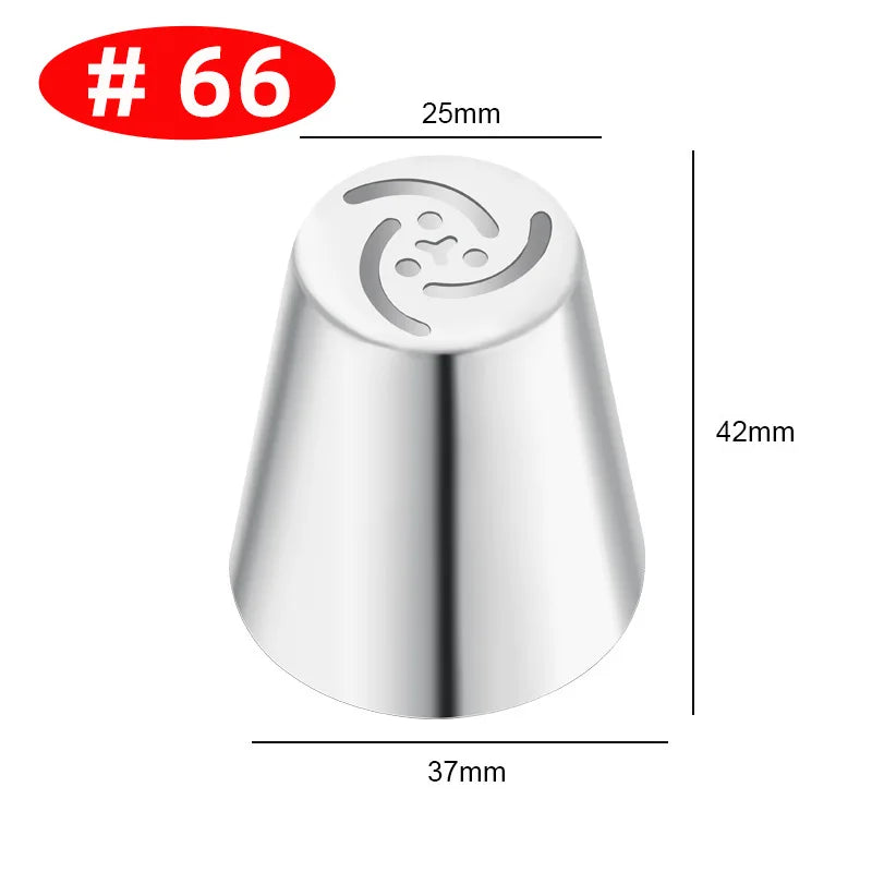 Premium Edelstahl Spritztüllen Set – 30+ Backdüsen für kreative Gebäck-Deko