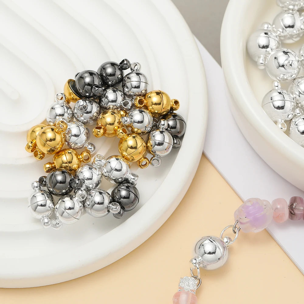 Runde magnetische Verschlüsse für DIY Schmuck Bastelprojekte