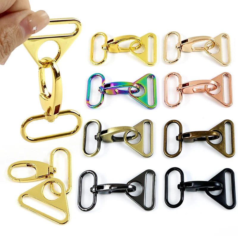 Metall Taschengurt Schnallen Drehverschluss Karabiner 19-38mm DIY Zubehör