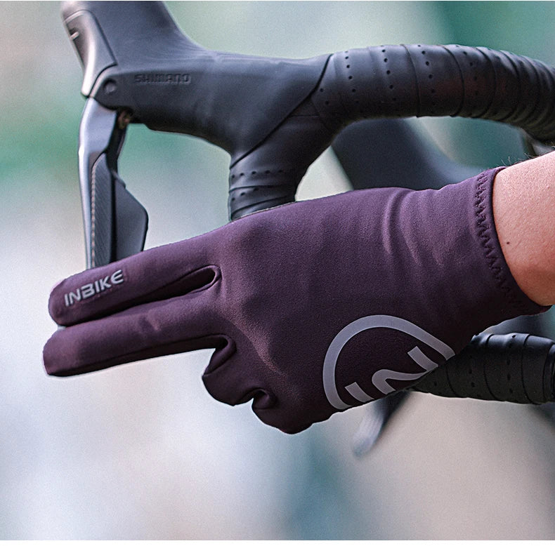 Fahrradhandschuhe Vollfinger mit Gelpolsterung | Touchscreen & Fleece-Yabubest - Home & More