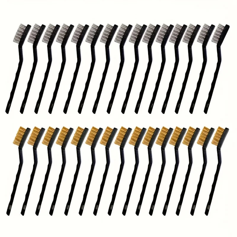 Set aus Messingdrahtbürsten für effektive Rostentfernung und Reinigung