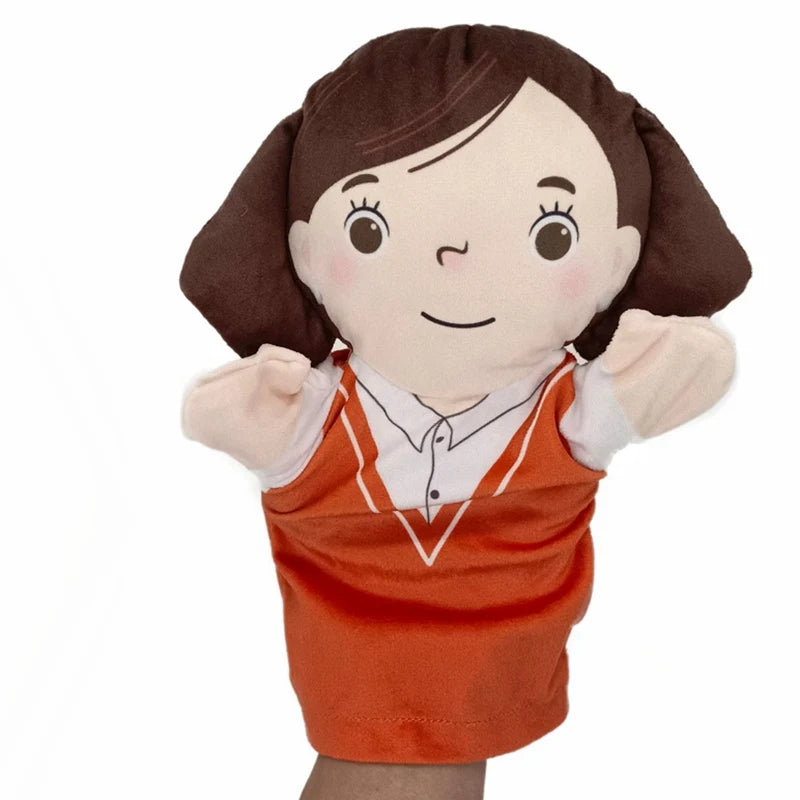 Weiche Stofftier Familien-Handpuppen Set für Kinder Lernspielzeug Kawaii