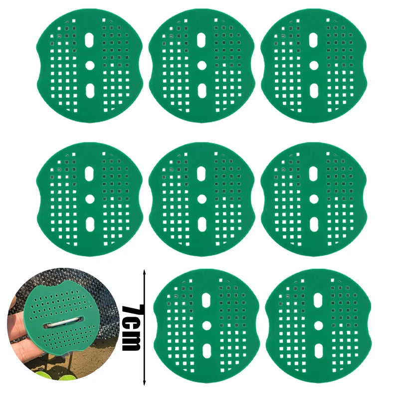 Robuste Kunststoff-Heringe für sichere Gartenbefestigung