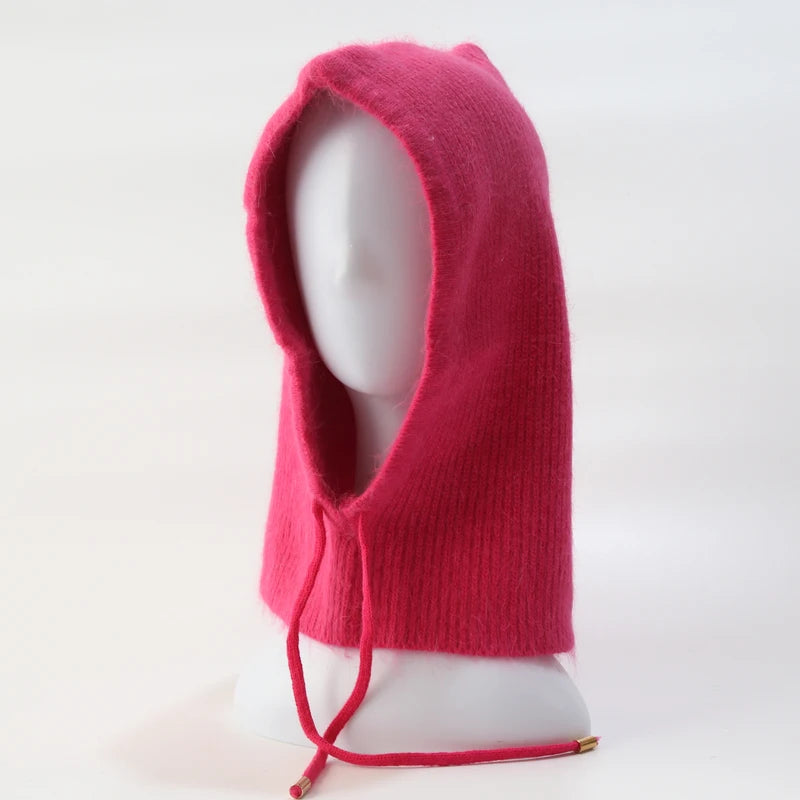 Warme Unisex Sturmhaube mit Schal und Kapuze für den Winter