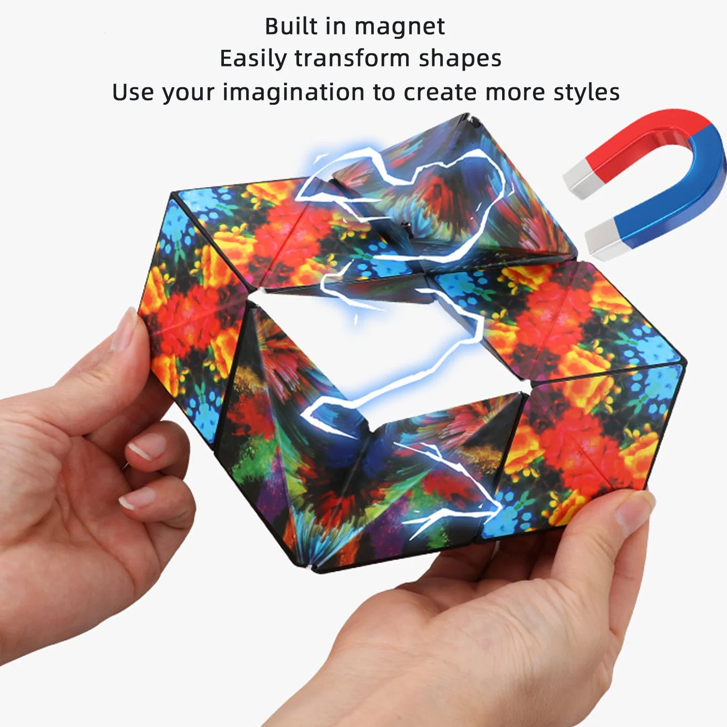 Vielseitiges 3D Puzzle Würfel Spielzeug als Dekompressionshilfe