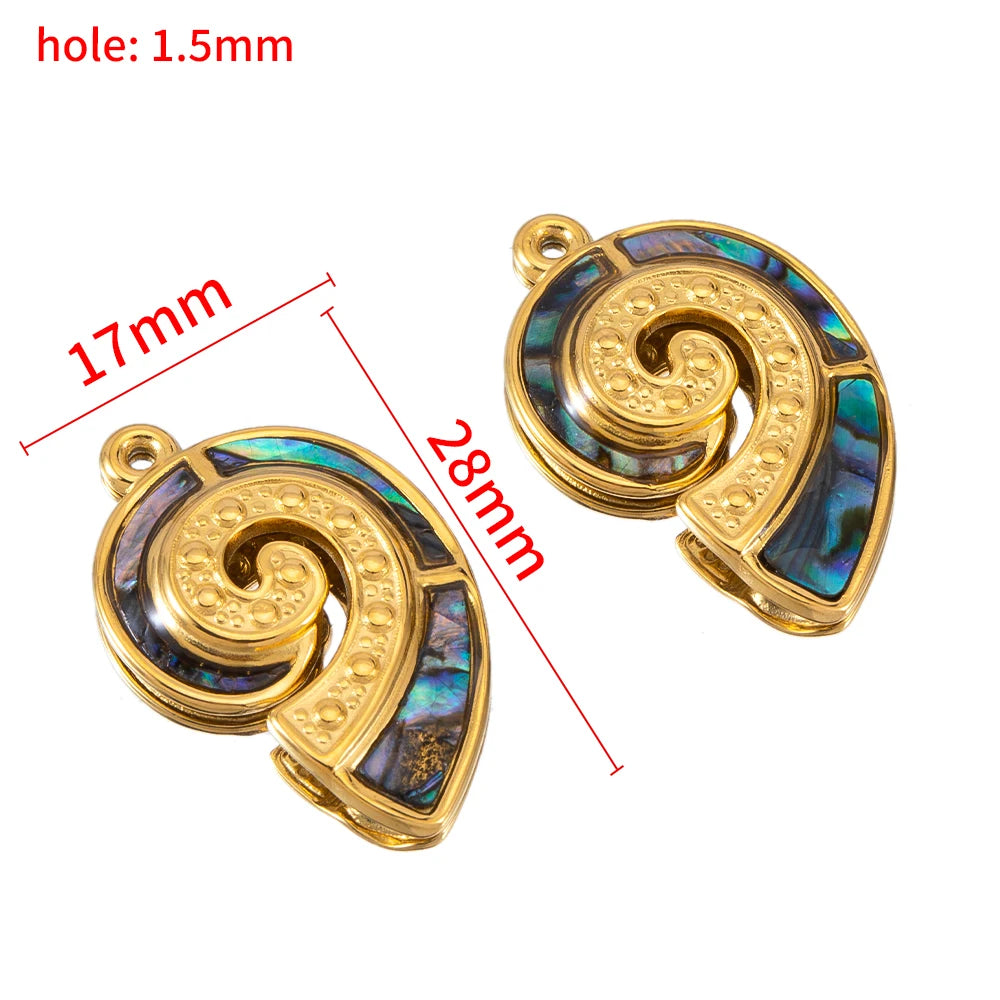 DIY Edelstahl Anhänger im Ozean Stil für individuellen Schmuck