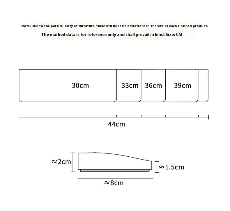 Ergonomische Massivholz Handballenauflage für mechanische Tastaturen