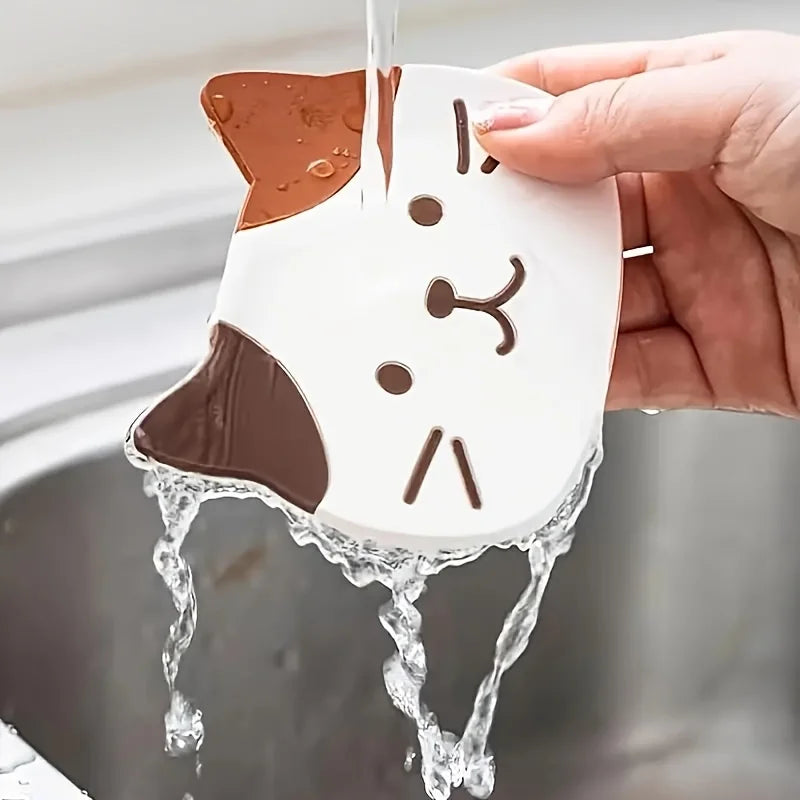 5er Set Süße Katzen Silikon Untersetzer für Tassen und Getränke