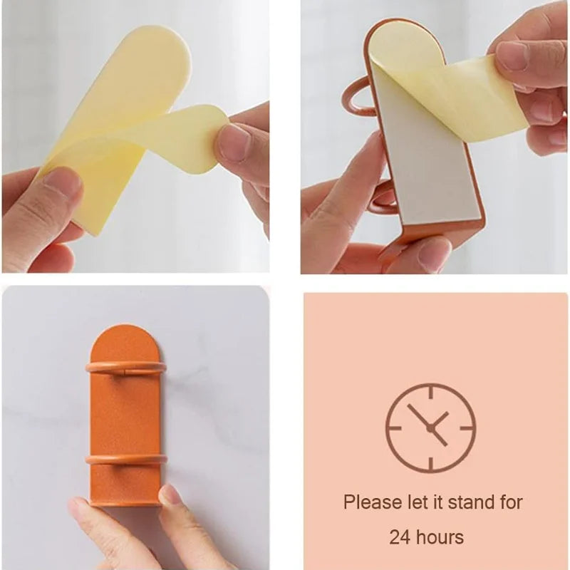 Spurloser Zahnbürstenhalter Wandmontage ohne Bohren – Für E-Zahnbürste & Rasierer