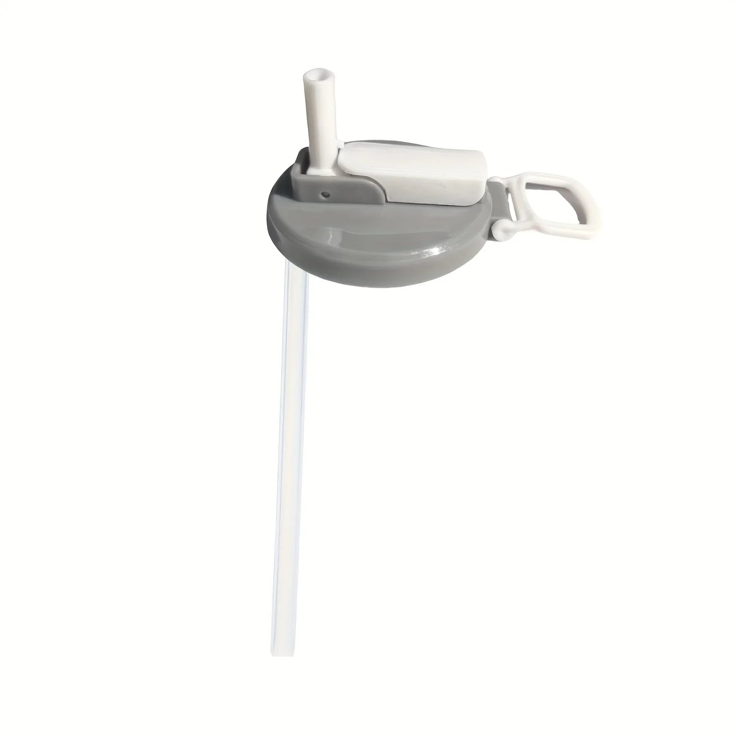 Wiederverwendbare Getränke Deckel mit 2 Strohhalmen für Erfrischungsgetränke