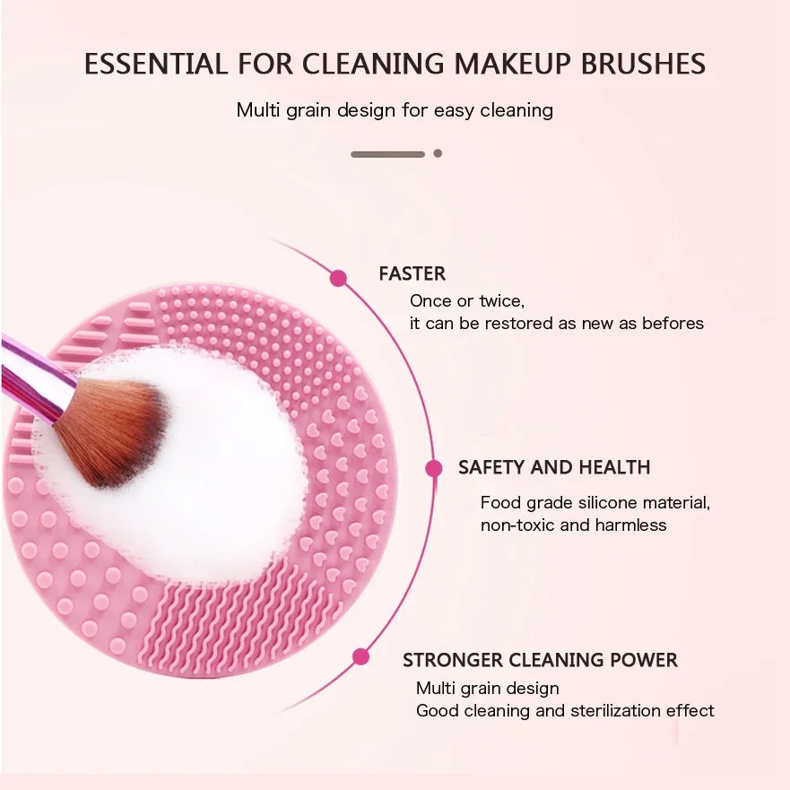 Silikon Make-up Pinsel Reiniger Pad – Gründliche Kosmetik Pinsel Reinigung