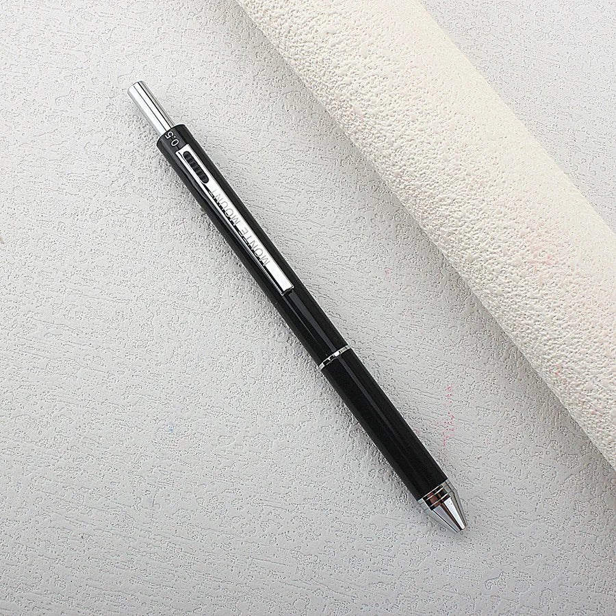 4-in-1 Multifunktions-Luxusstift Metall 3-farbiger Kugelschreiber Druckbleistift