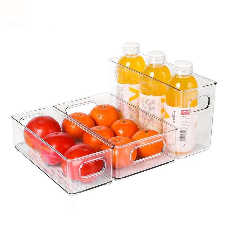 Transparente Kühlschrankbox – Robuste PET Aufbewahrung für Obst - Gemüse