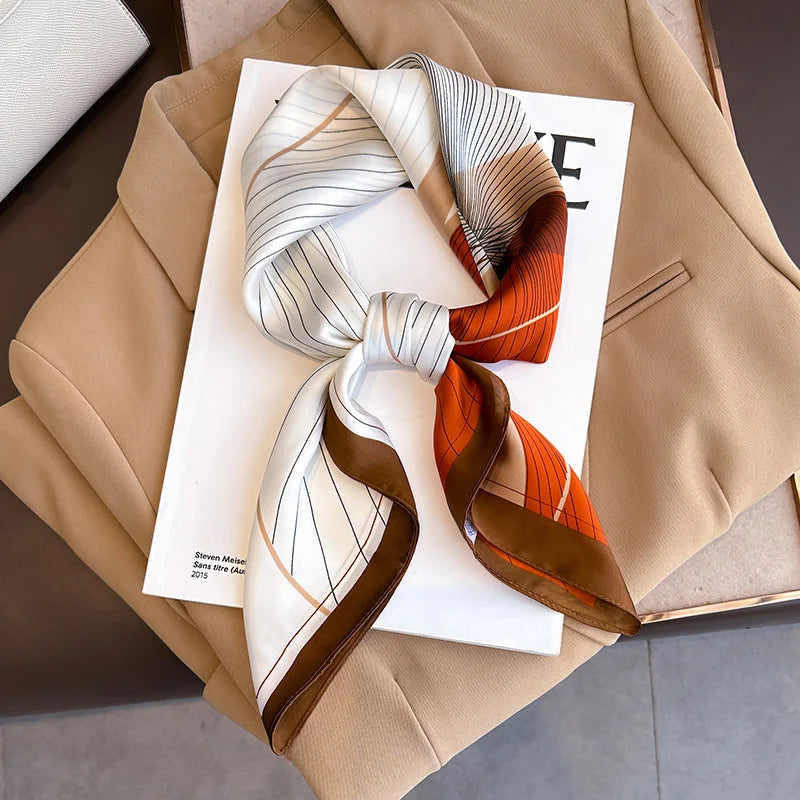 Elegantes Satin Polyester Tuch für vielseitige Styling-Ideen