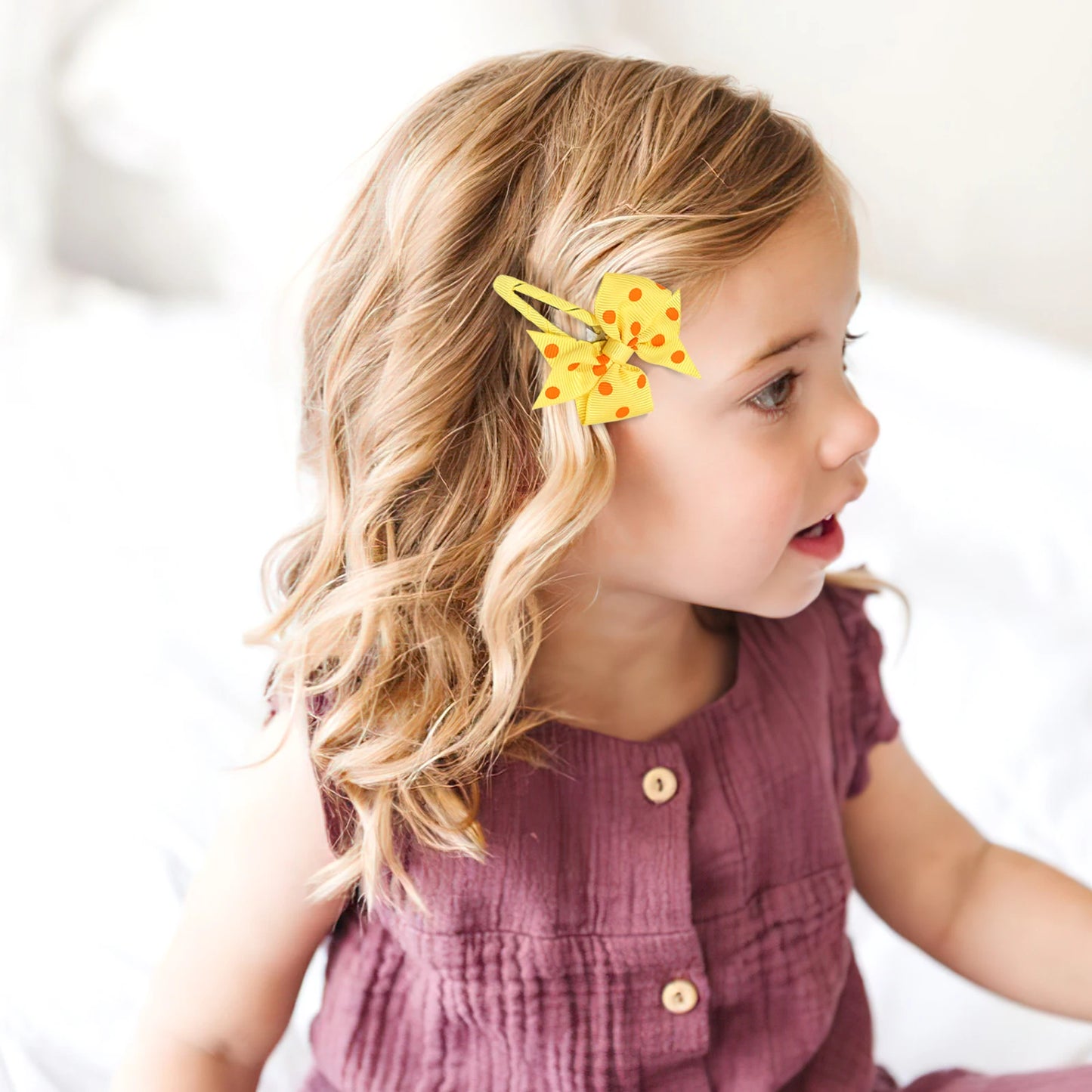 Rutschfeste Haarspangen mit Schleifen für Baby und Kleinkinder
