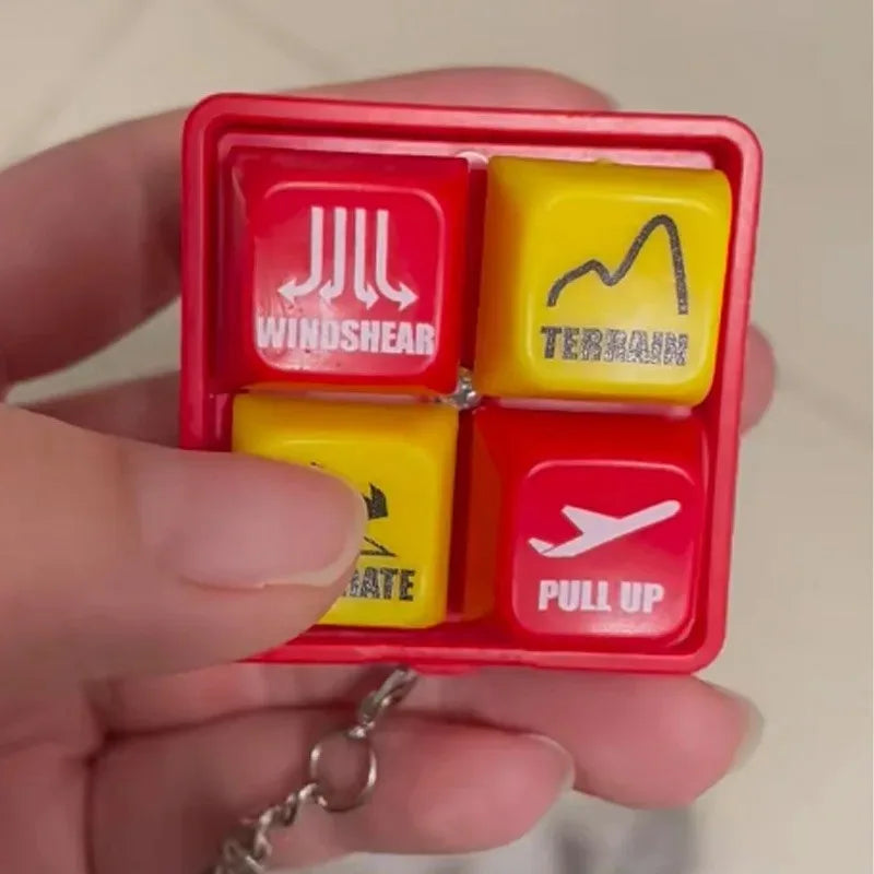 Tragbarer Flugzeug Notfall Sound Simulator Schlüsselanhänger aus Kunststoff-Yabubest - Home & More