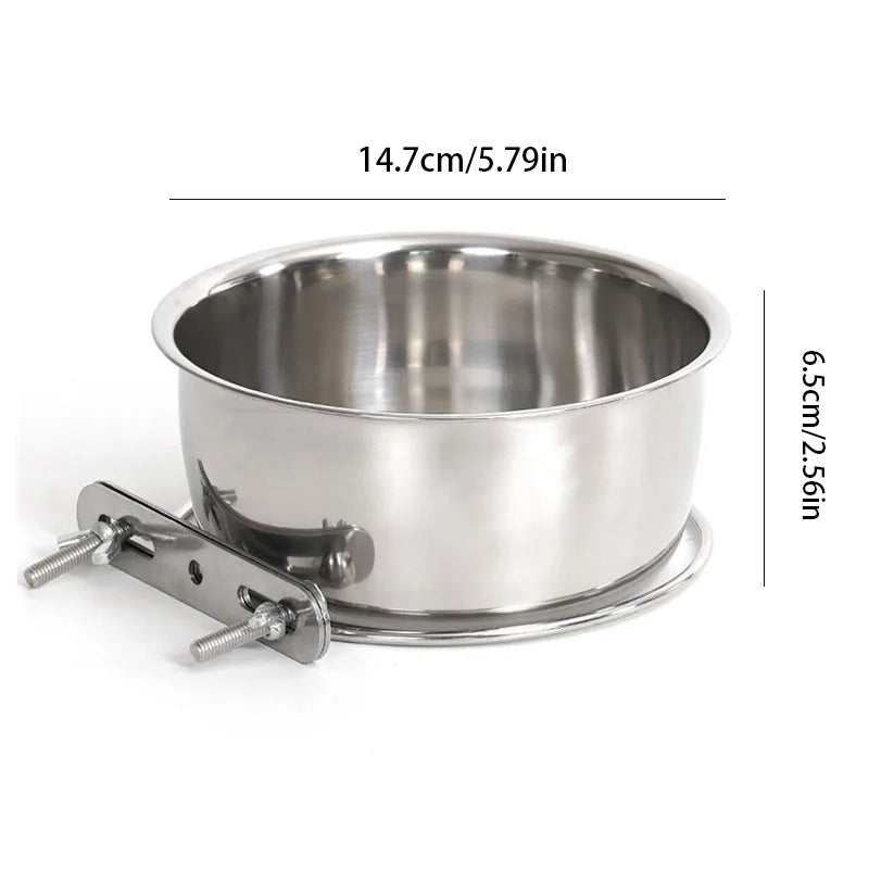 Stabiler Edelstahl Haustiernapf mit Anti-Rutsch Funktion