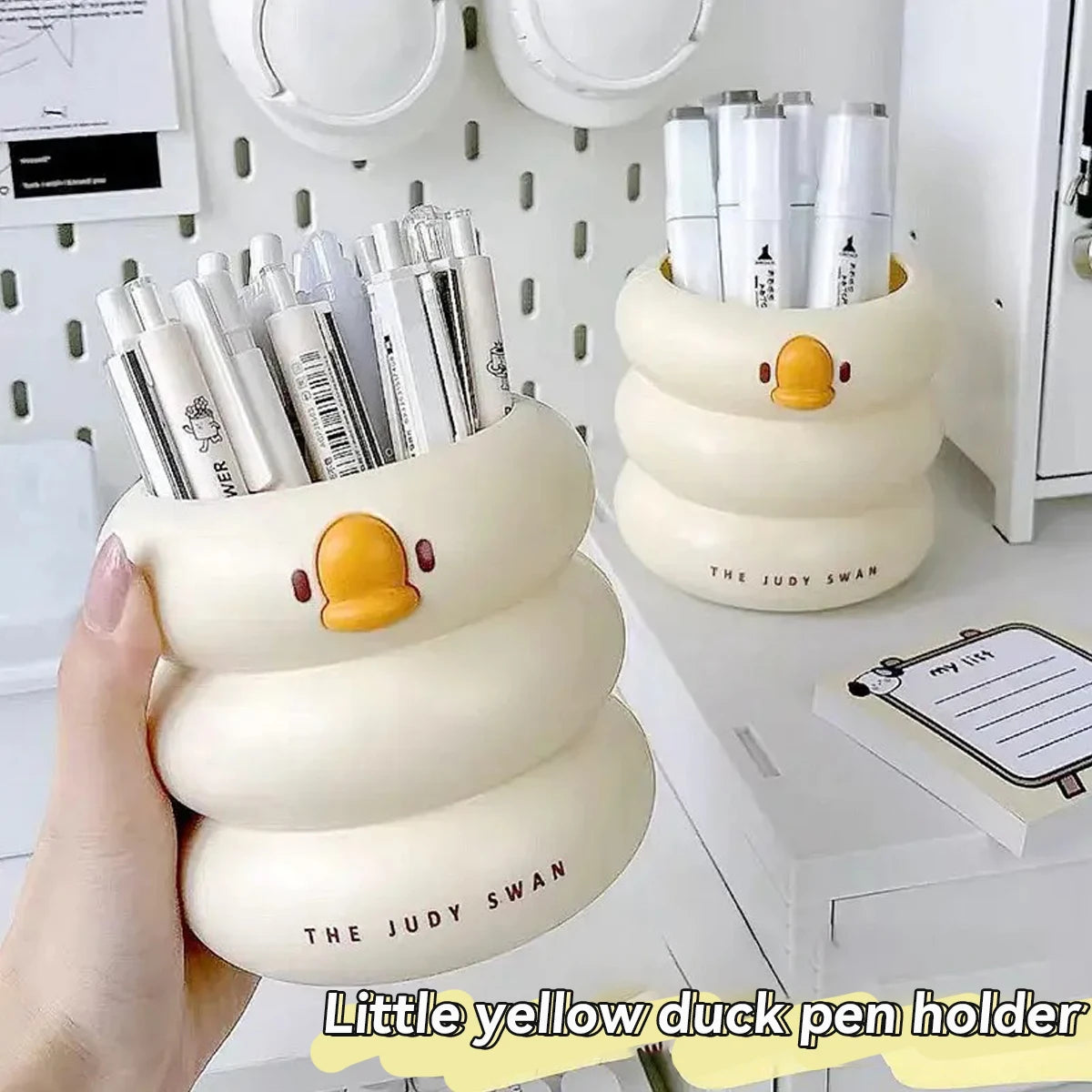 Cartoon Stift Organizer großer Kunststoff Stifthalter multifunktional rund