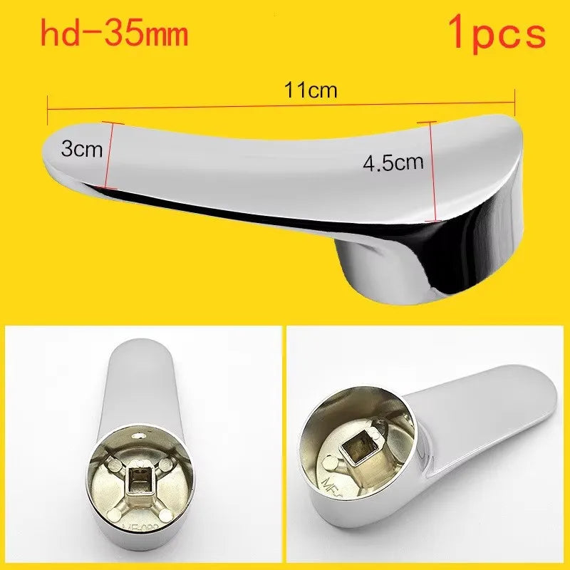 Ersatz Wasserhahn Griff Metall Zinklegierung Heiß Kalt Schalter