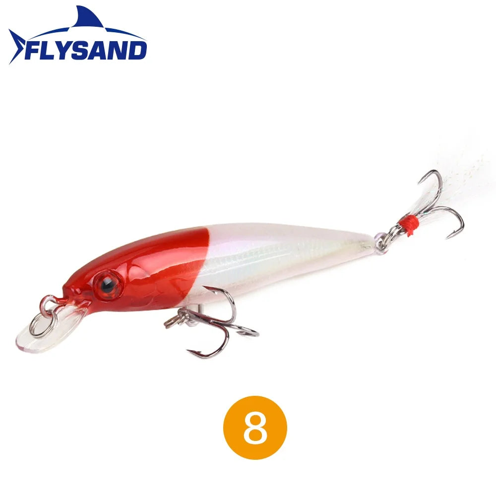 Effektiver Laser Minnow Köder 90mm 7,2g für Süß- und Salzwasser